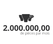 2000000 de pìeces par mois