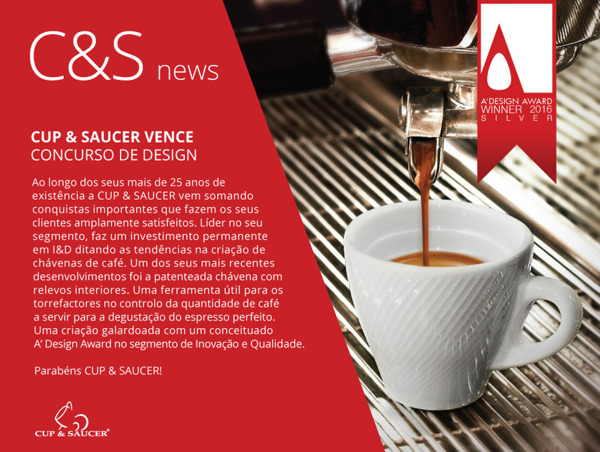 CUP & SAUCER VENCE CONCURSO DE DESIGN